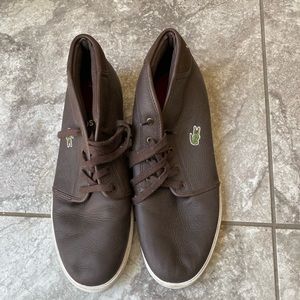 Lacoste brown leather men’s shoes